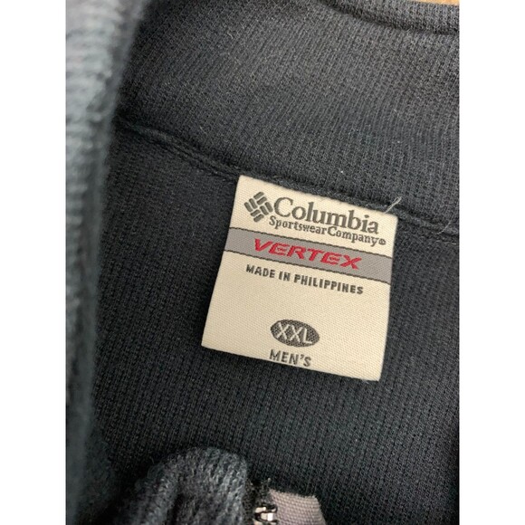 Vintage Columbia Vertex Sweater Mens XXL Long Raglan Sleeve 1/4-Zip Lined - Picture 6 of 8